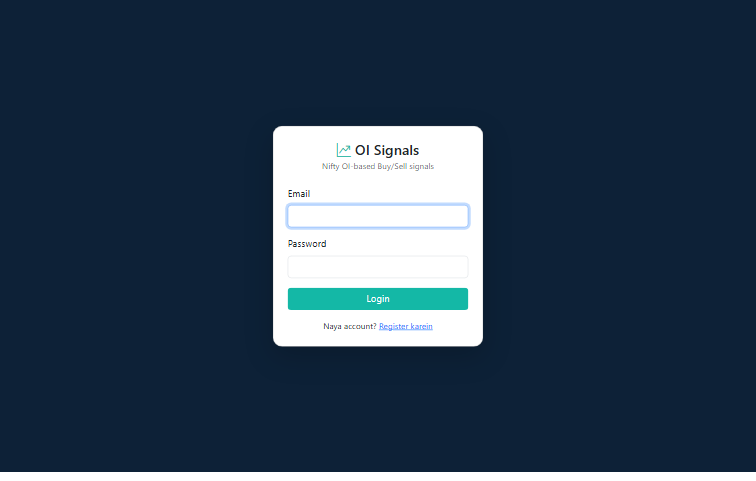 SignalPro Trading Platform